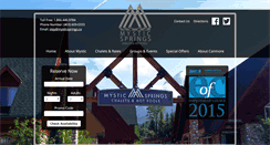 Desktop Screenshot of mysticsprings.ca